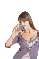 woman talking a picture