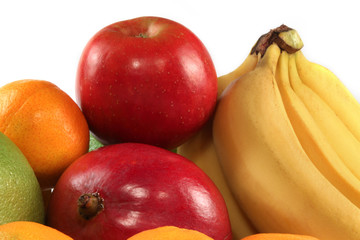 Fresh colorful fruits