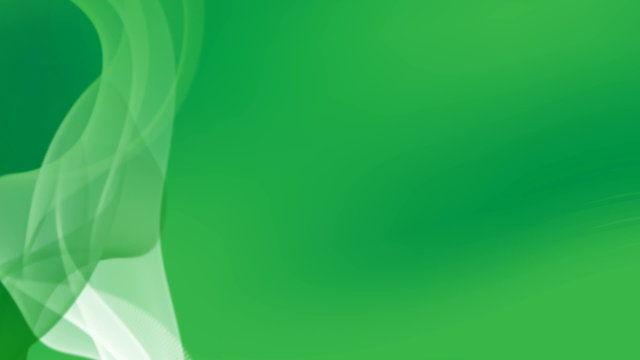 green background animation