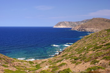 Fototapeta na wymiar Sea-coast Sardinia Isola di Assinara