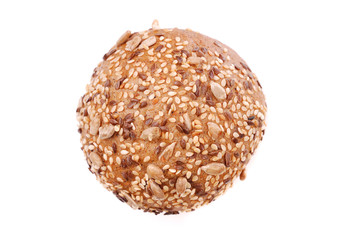 Rye bun with seeds
