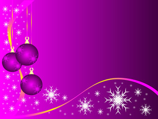 An abstract Christmas vector illustration