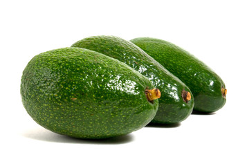 three avocados