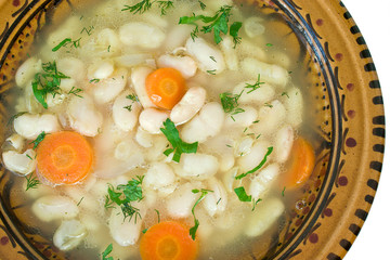 soup with beans