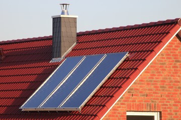 solar heating system Thermosiphonanlage warmwasserbereitung