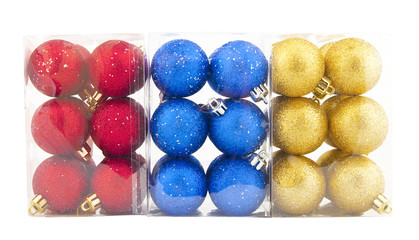 Set of shining Christmas-tree decorations - Christmas balls