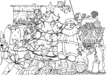 Weihnachten, Christmas, Weihnachtsmann, Santa