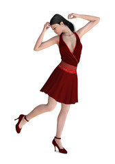 Dancing woman