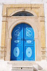 Porte de Sidi Bou Said en Tunisie
