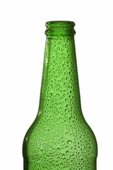 green beer bottle