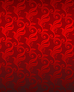 Luxury red ornamental pattern