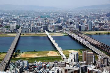 Obraz premium Osaka, Japonia