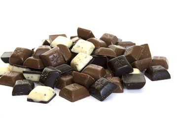 Chocolate white and black