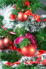 Christmas tree decorations.