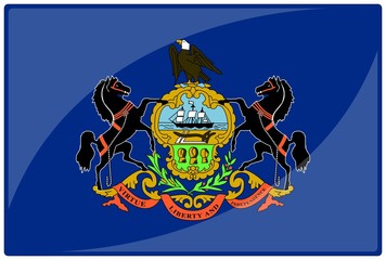 drapeau glassy pennsylvanie pennsylvania flag