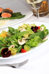 Dinner in the restaurant