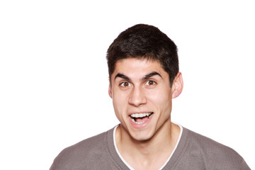 Obraz premium happy young casual man portrait