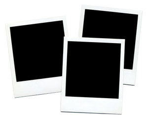 Empty Polaroid photo blank