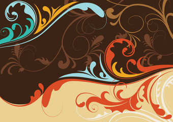 abstract floral background.