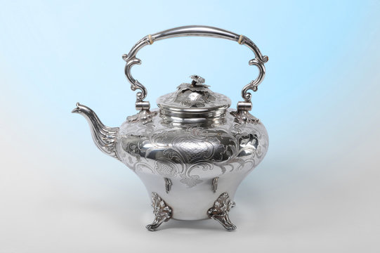 Antique  English Silver Teapot