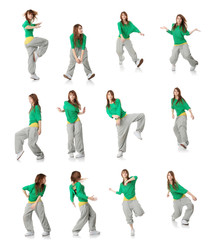Fototapeta premium Modern dancer poses