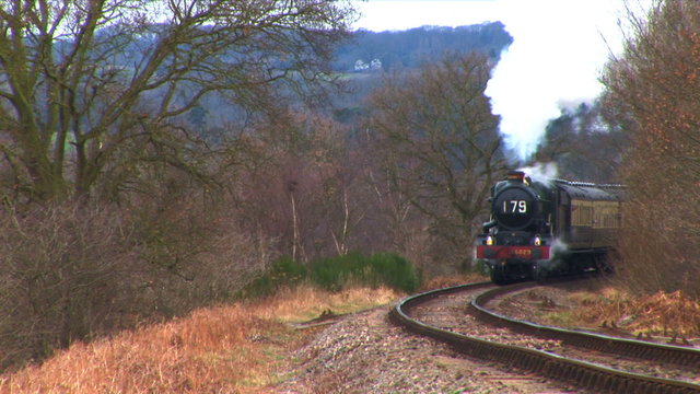 Steam Train in the countryside