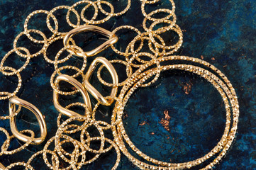 Goldkette Goldringe
