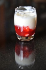 verrine riz au lait fruits rouges