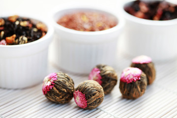 Various Tea Leaves
