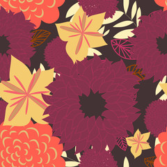 Fototapeta na wymiar seamles floral pattern