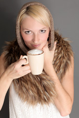 frau cappucino