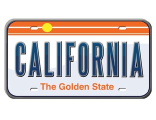 Plaque Californie