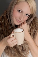 frau cappucino