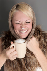 frau cappucino