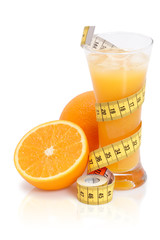 Jus d'orange diététique