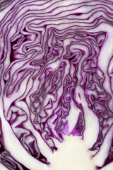 Obraz premium Pattern of red cabbage