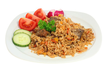 Plate of pilaf.
