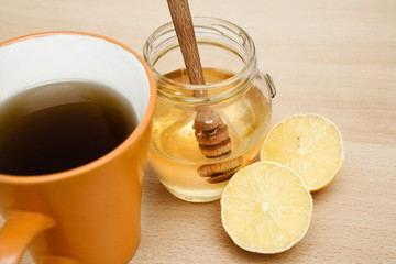 honey and tea
