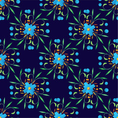 Floral seamless pattern.