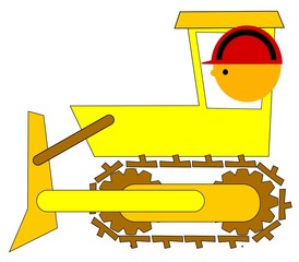 a bulldozer driver