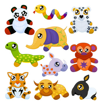 Asian toy animals