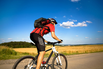 biking man