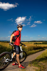 biking man
