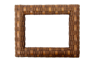 Wooden frame with clipping paths