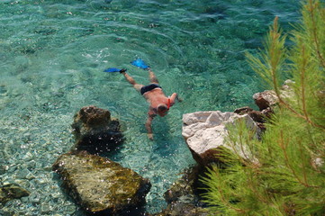 Snorkelling w Chorwacji