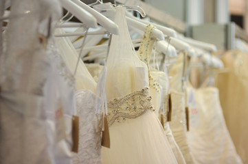 A few beautiful wedding dresses