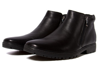 Male shoes isolated on white background