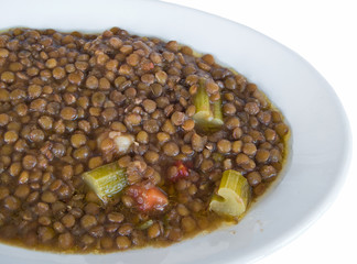 Lentils plate