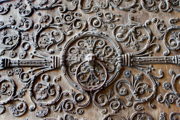 Paris - Notre-Dame - detail of gate