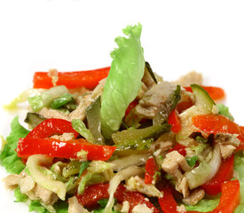 Salad with chicken